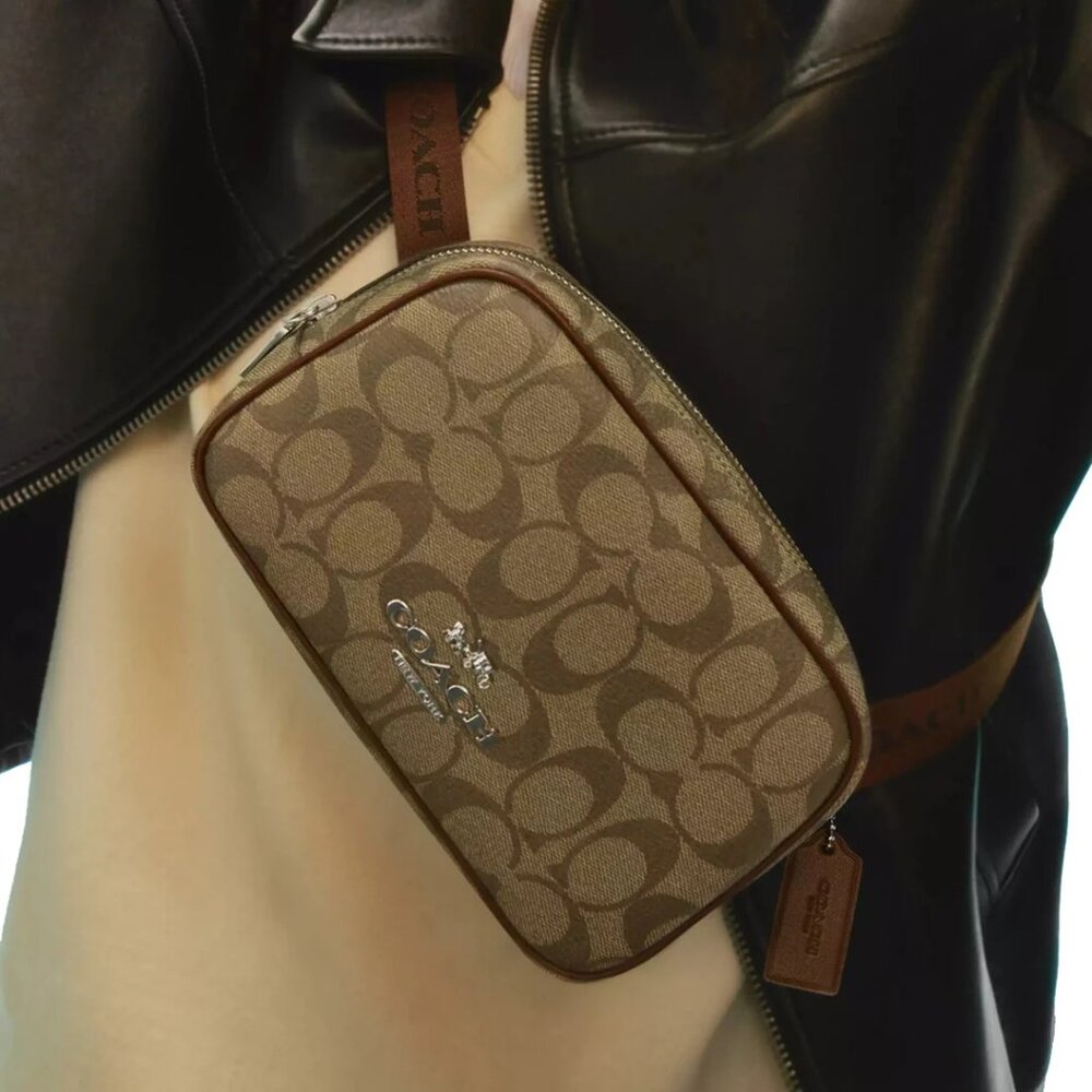 pace belt bag in signature canvas